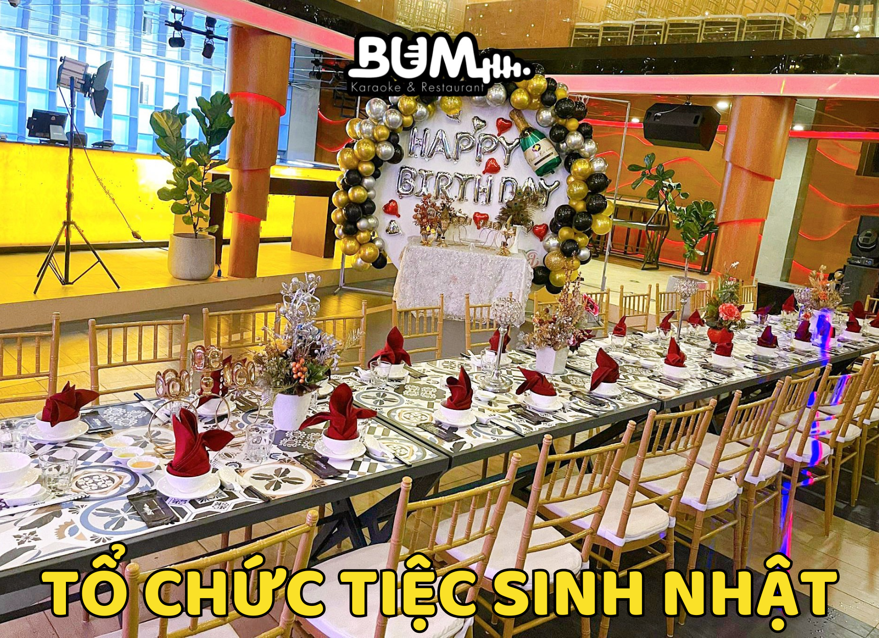 Địa điểm tổ chức tiệc sinh nhật giá rẻ